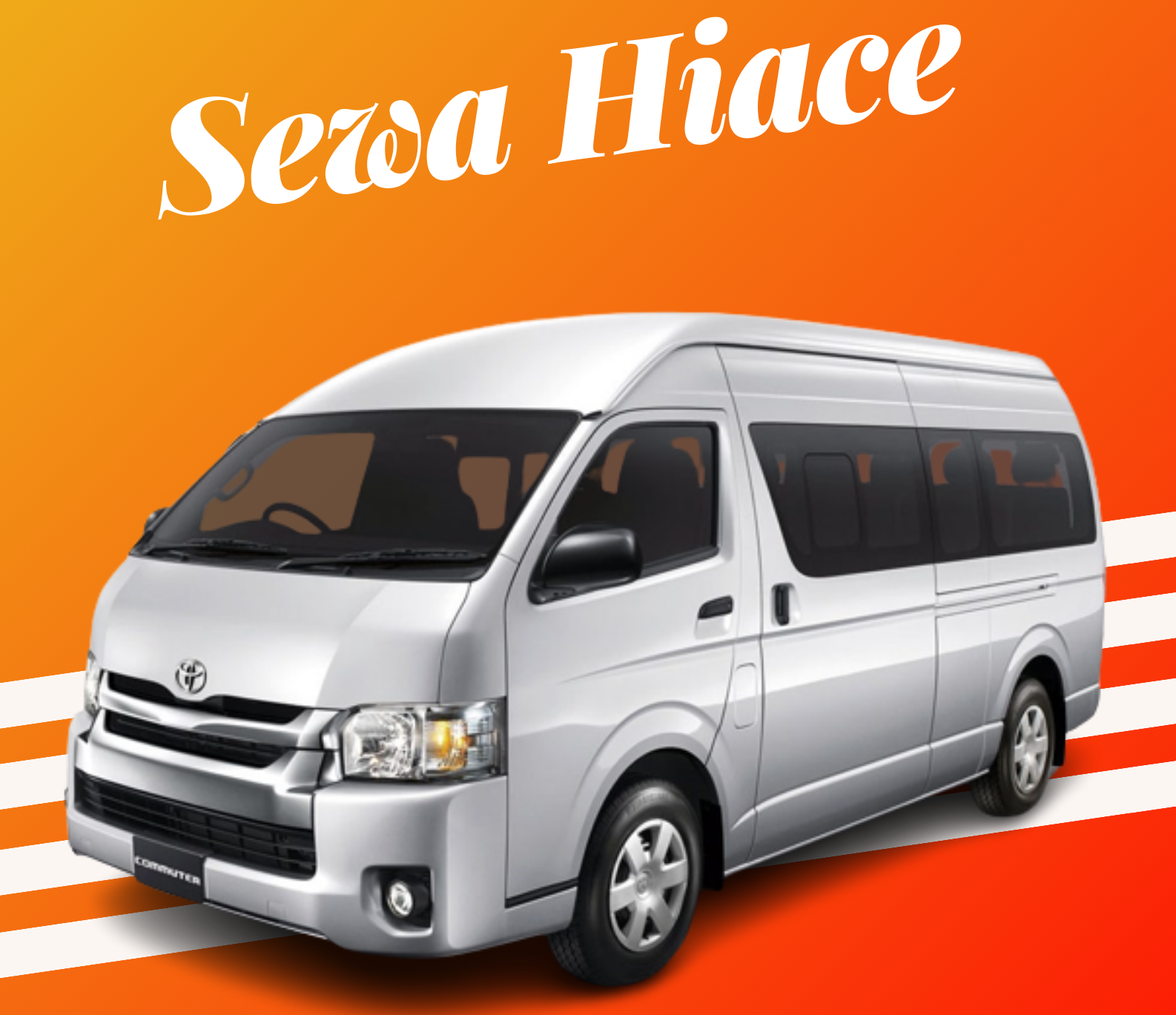 sewa hiace untuk liburan di surabaya